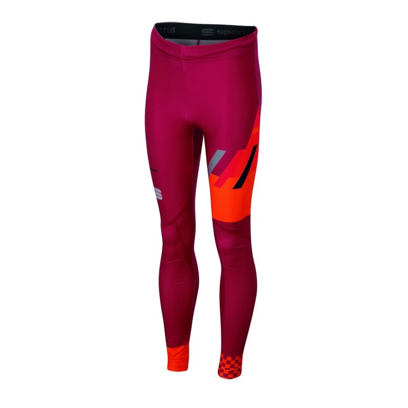 Sportful Squadra Junior Race pantalon rouge-orange Sportful Squadra Junior Race pantalon rouge-orange